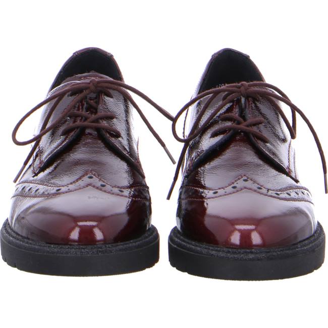 Scarpe Stringate Ara Manchester Donna Rosse | ARA251VXK