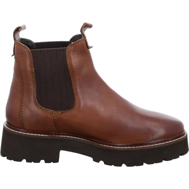 Stivali Ara Ankle Bologna Cognac Donna Marroni | ARA653TWV