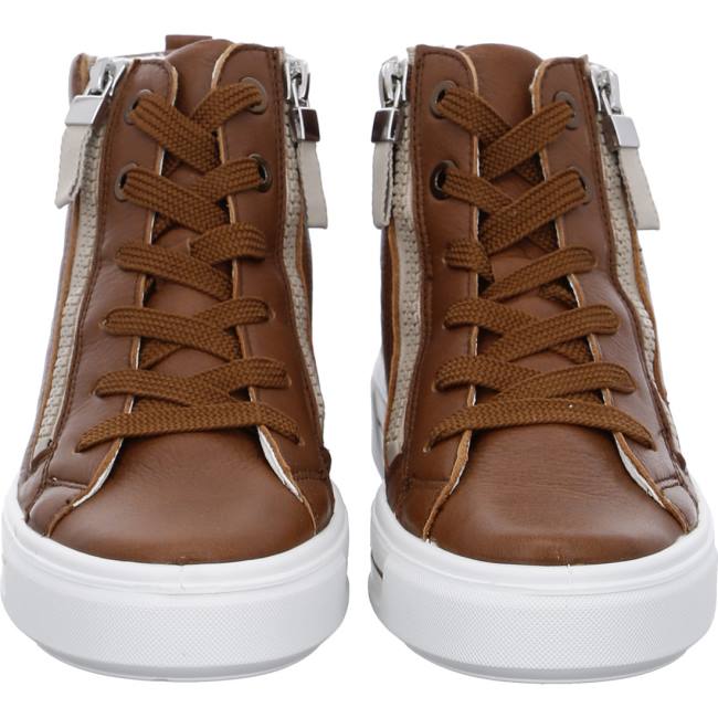 Stivali Ara Ankle Courtyard Cognac Donna Marroni | ARA380DCP