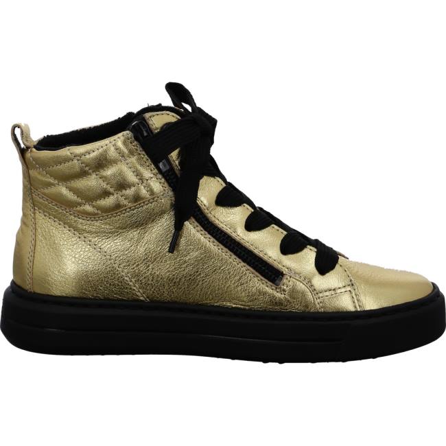 Stivali Ara Ankle Courtyard Donna Oro Nere | ARA765BAH