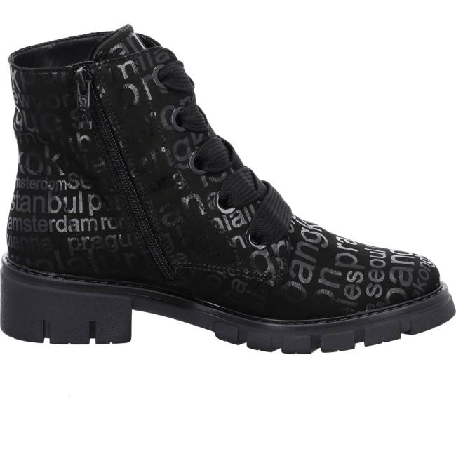 Stivali Ara Ankle Dover Nero Donna Nere | ARA952BRN