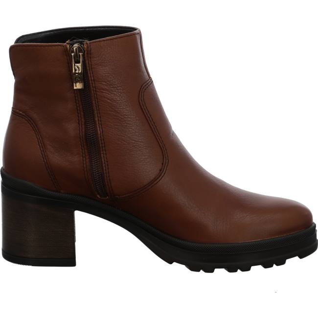 Stivali Ara Ankle Mantova Cognac Donna Marroni | ARA415KNW