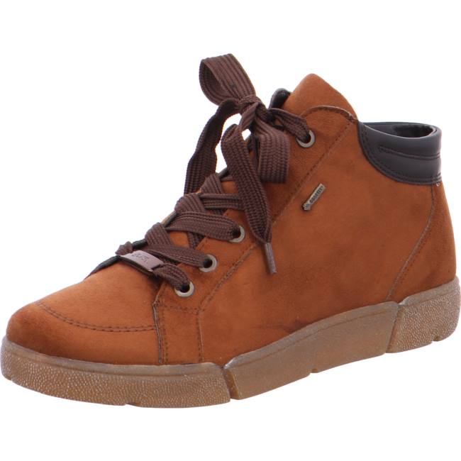 Stivali Ara Ankle Rom Cognac Donna Marroni | ARA835PQR