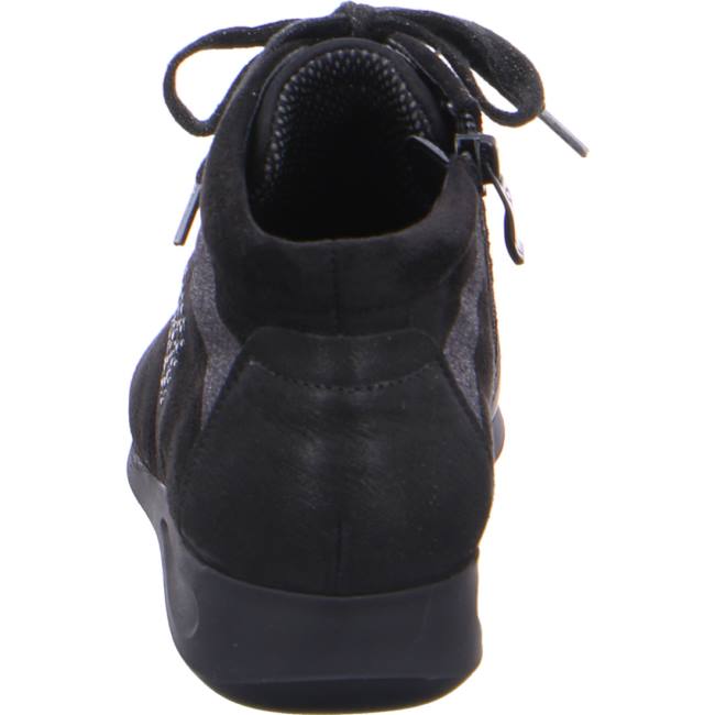 Stivali Ara Pizzo-up Ankle Rom Donna Nere | ARA908ZPD